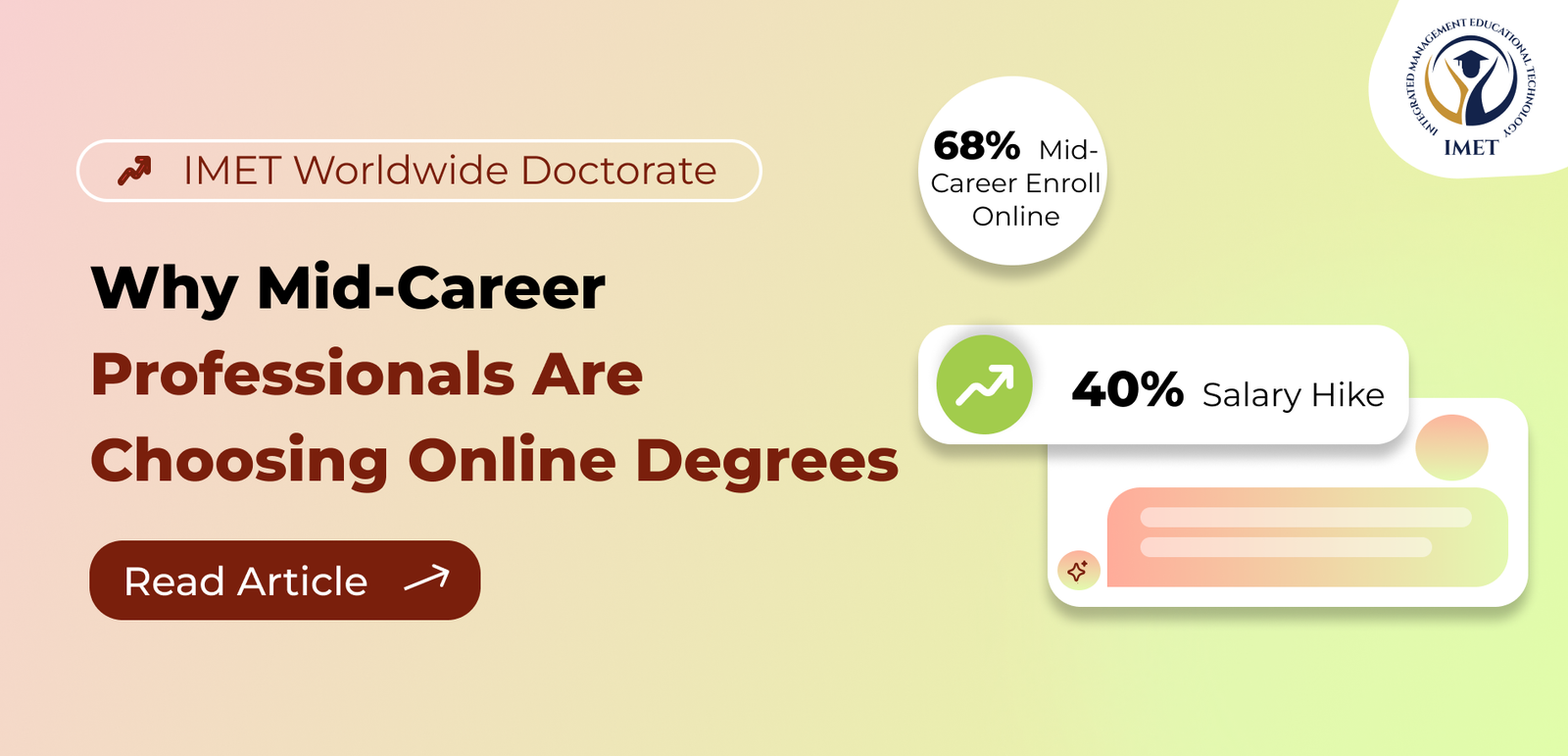 Online Degrees for Mid-Career Professionals 2026 - imet