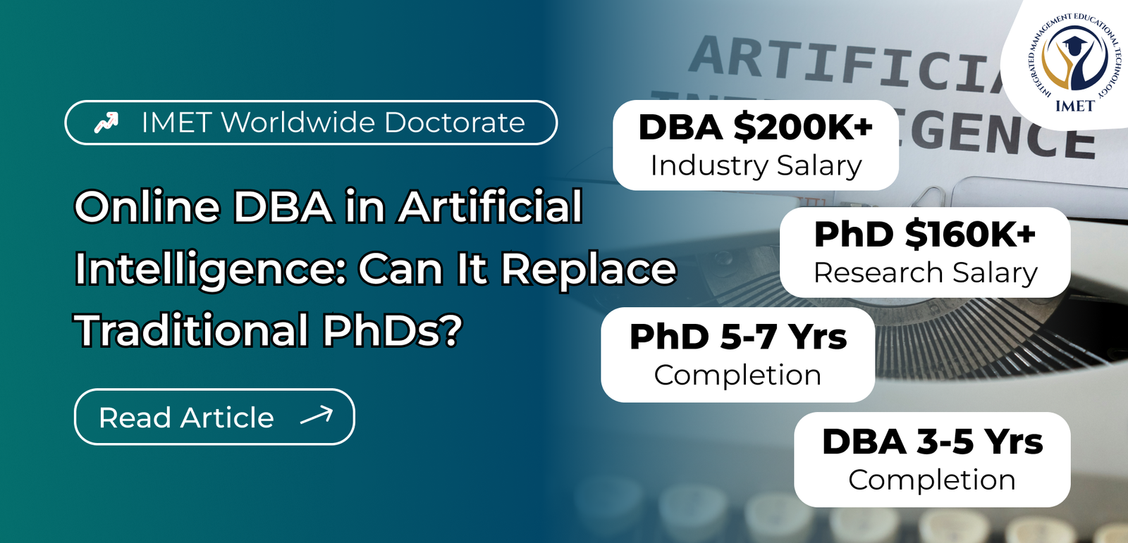 DBA in Artificial Intelligence