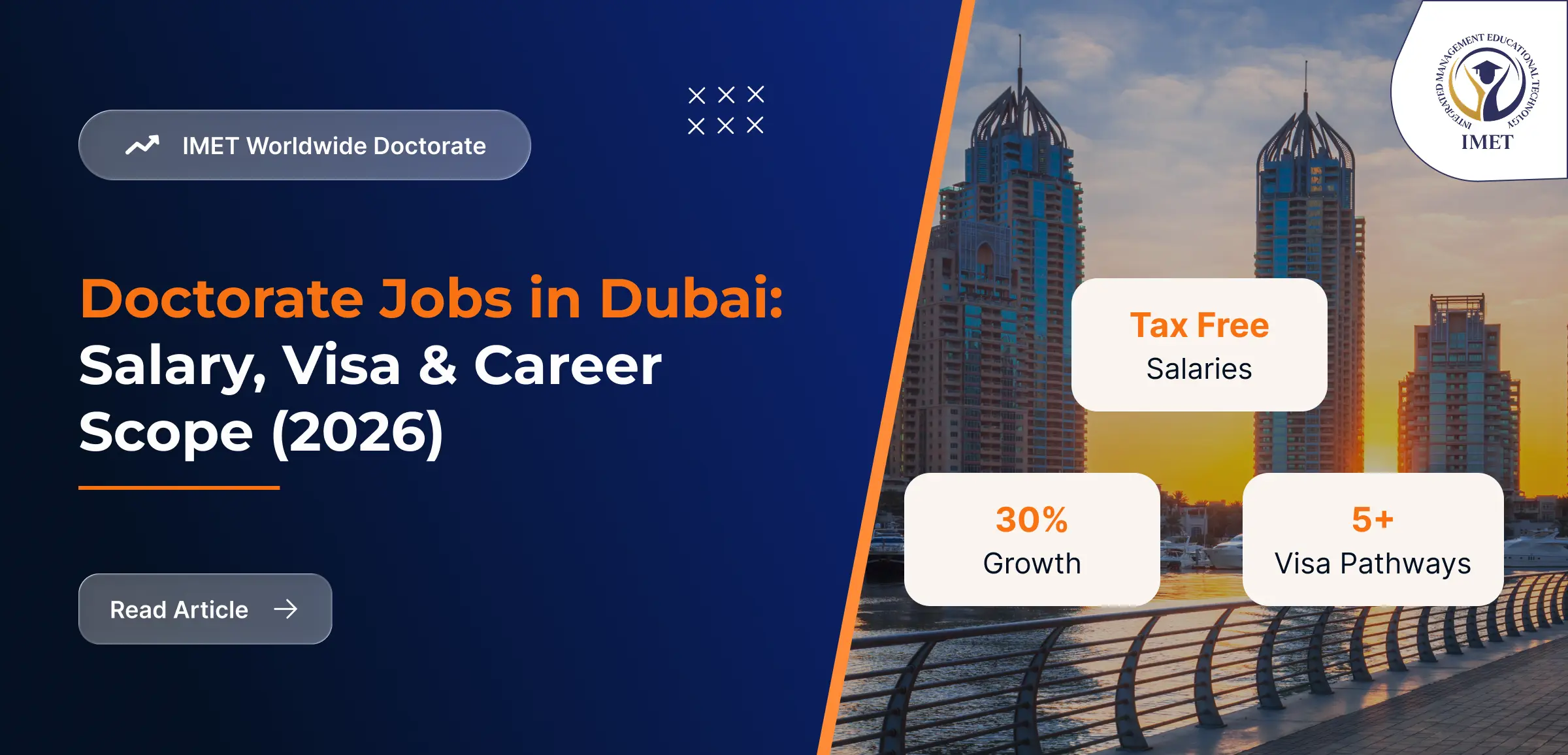 Doctorate Jobs in Dubai: Salary, Visa & Career Scope (2026) blog banner